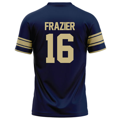 Akron - NCAA Football : Dahvon Frazier - Navy Football Jersey