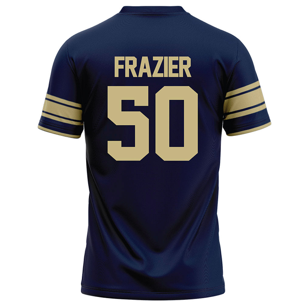 Akron - NCAA Football : Jahvon Frazier - Navy Football Jersey