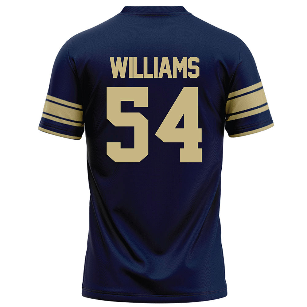 Akron - NCAA Football : Tyhler Williams - Navy Football Jersey