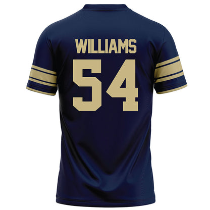 Akron - NCAA Football : Tyhler Williams - Navy Football Jersey