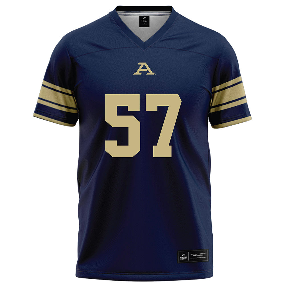 Akron - NCAA Football : Elijah Davis - Navy Football Jersey