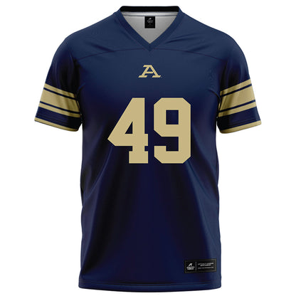 Akron - NCAA Football : Frank Miner - Navy Football Jersey-0