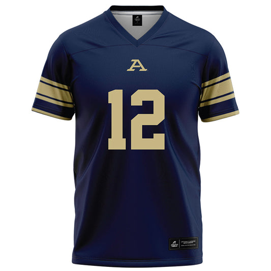 Akron - NCAA Football : Cameron Monteiro - Navy Football Jersey-0