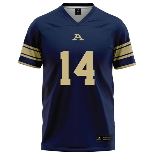 Akron - NCAA Football : Ben Kamara - Navy Football Jersey-0