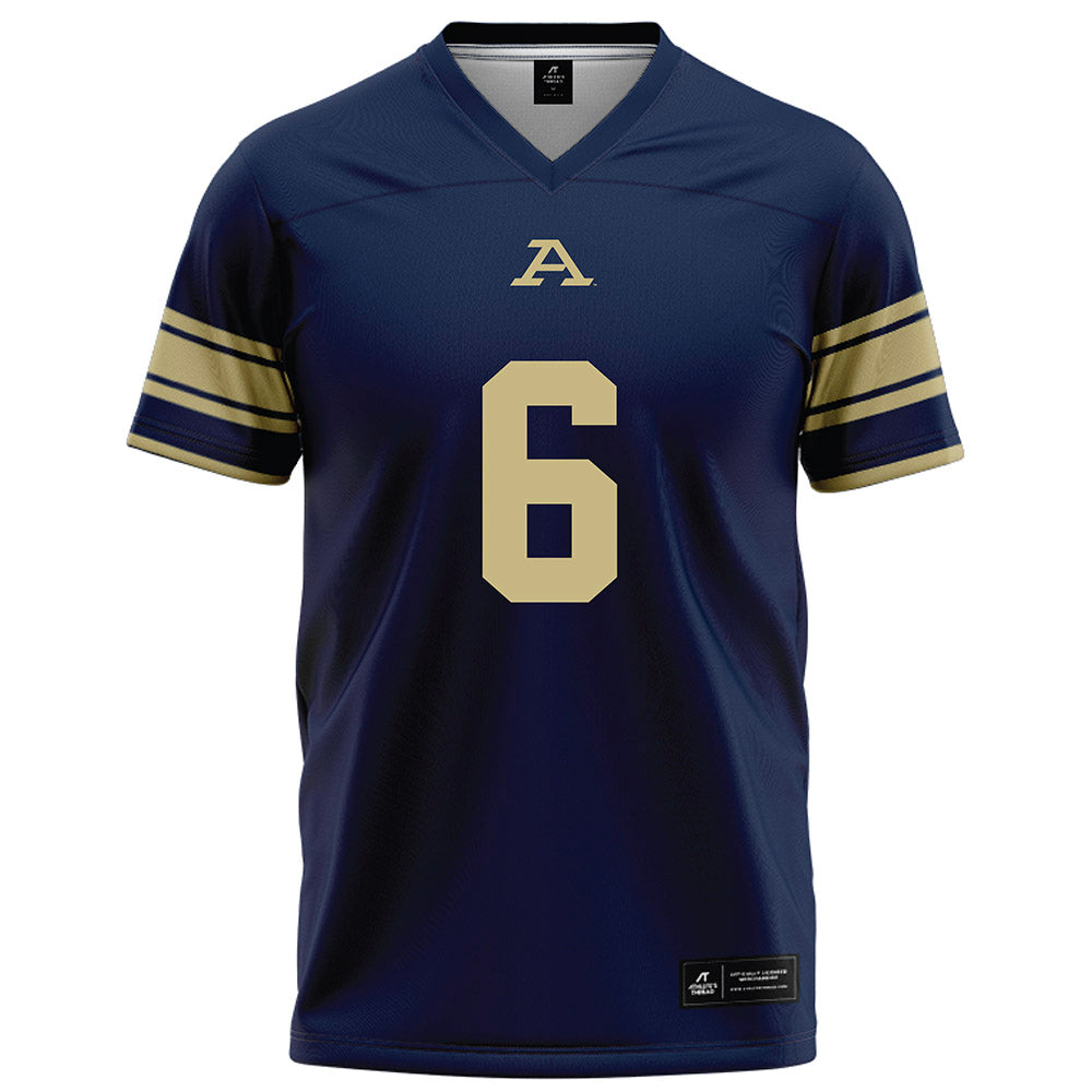 Akron - NCAA Football : Brayden Roggow - Navy Football Jersey