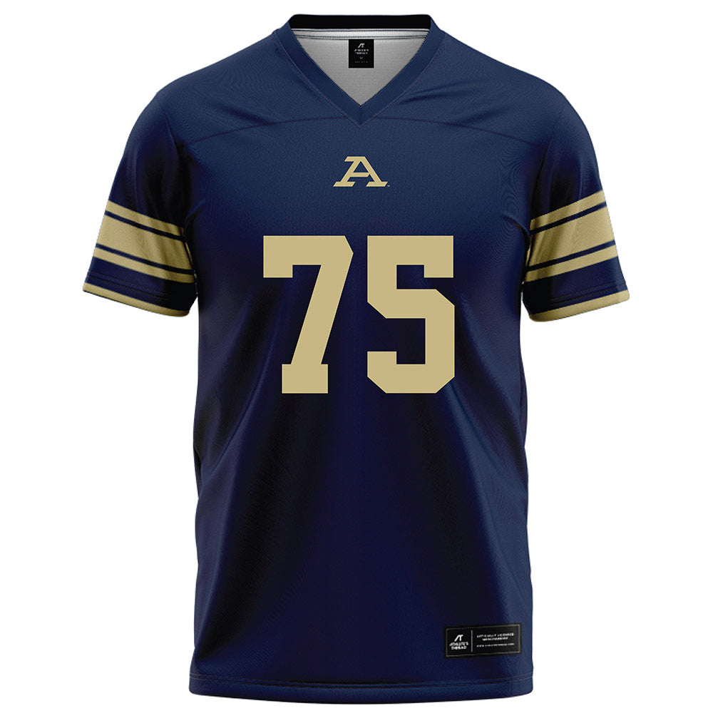 Akron - NCAA Football : Dayne Shor - Navy Football Jersey