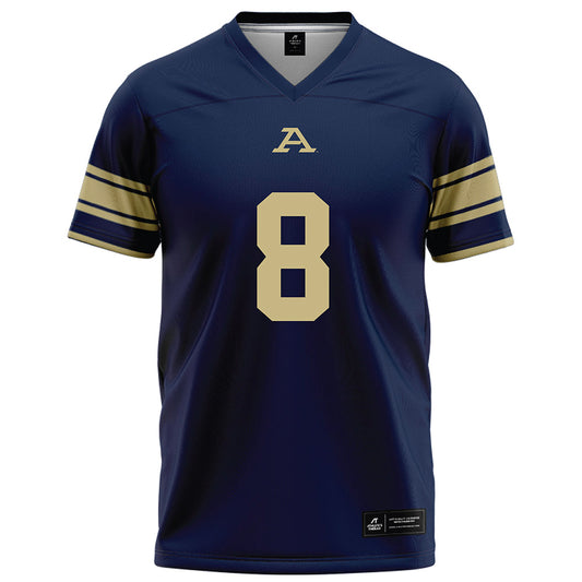 Akron - NCAA Football : Richard Benenge - Navy Football Jersey