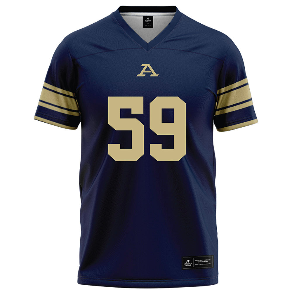 Akron - NCAA Football : Nathan Covert - Navy Football Jersey