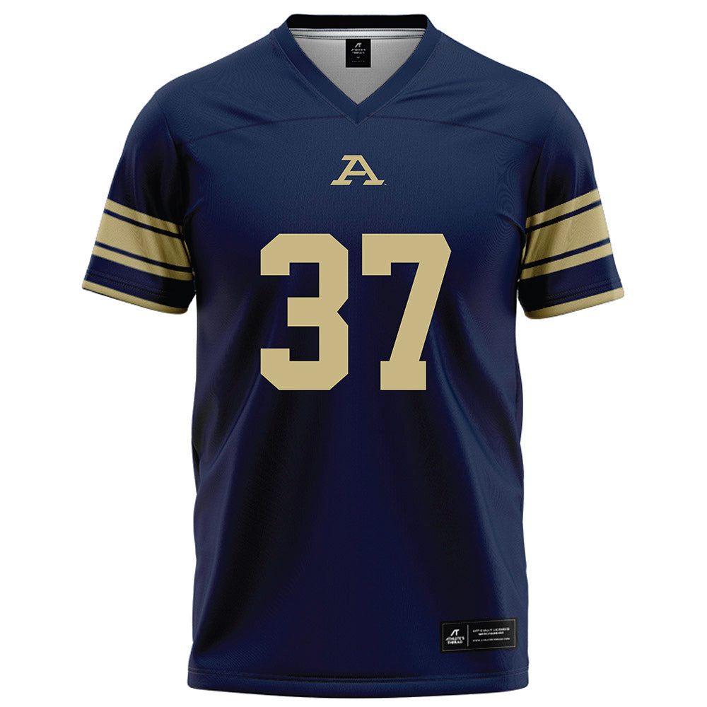 Akron - NCAA Football : Garrison Smith - Navy Football Jersey