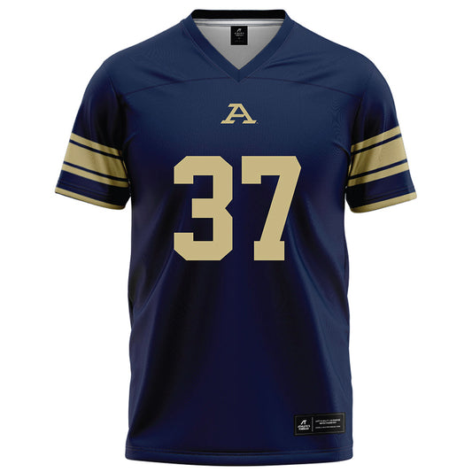 Akron - NCAA Football : Garrison Smith - Navy Football Jersey