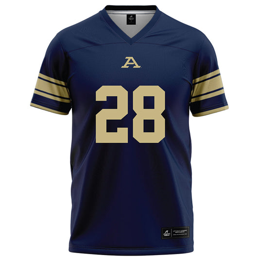 Akron - NCAA Football : Luke Reed - Navy Football Jersey