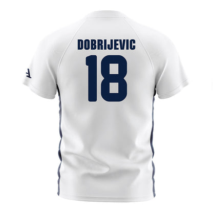 Akron - NCAA Men's Soccer : Stefan Dobrijevic - White Soccer Jersey
