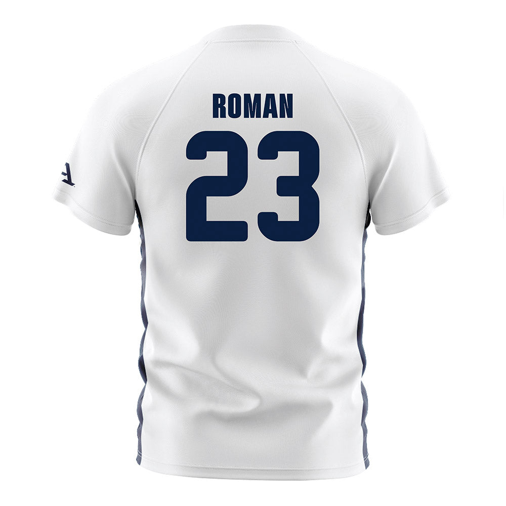 Akron - NCAA Men's Soccer : Jack Roman - White Soccer Jersey