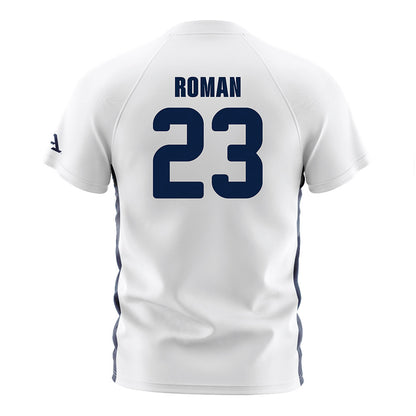 Akron - NCAA Men's Soccer : Jack Roman - White Soccer Jersey