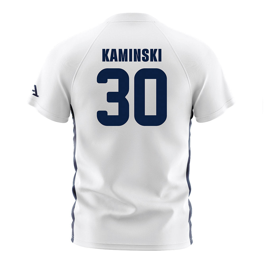 Akron - NCAA Men's Soccer : Brett Kaminski - White Soccer Jersey