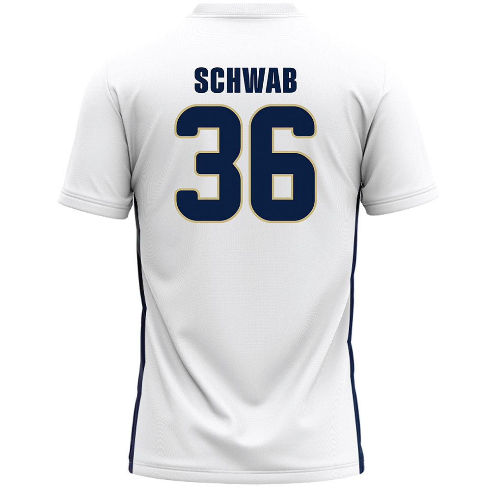 Akron - NCAA Women's Lacrosse : Graceann Schwab - White Lacrosse Jersey