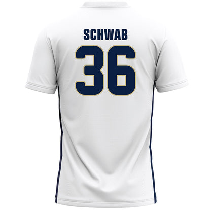 Akron - NCAA Women's Lacrosse : Graceann Schwab - White Lacrosse Jersey