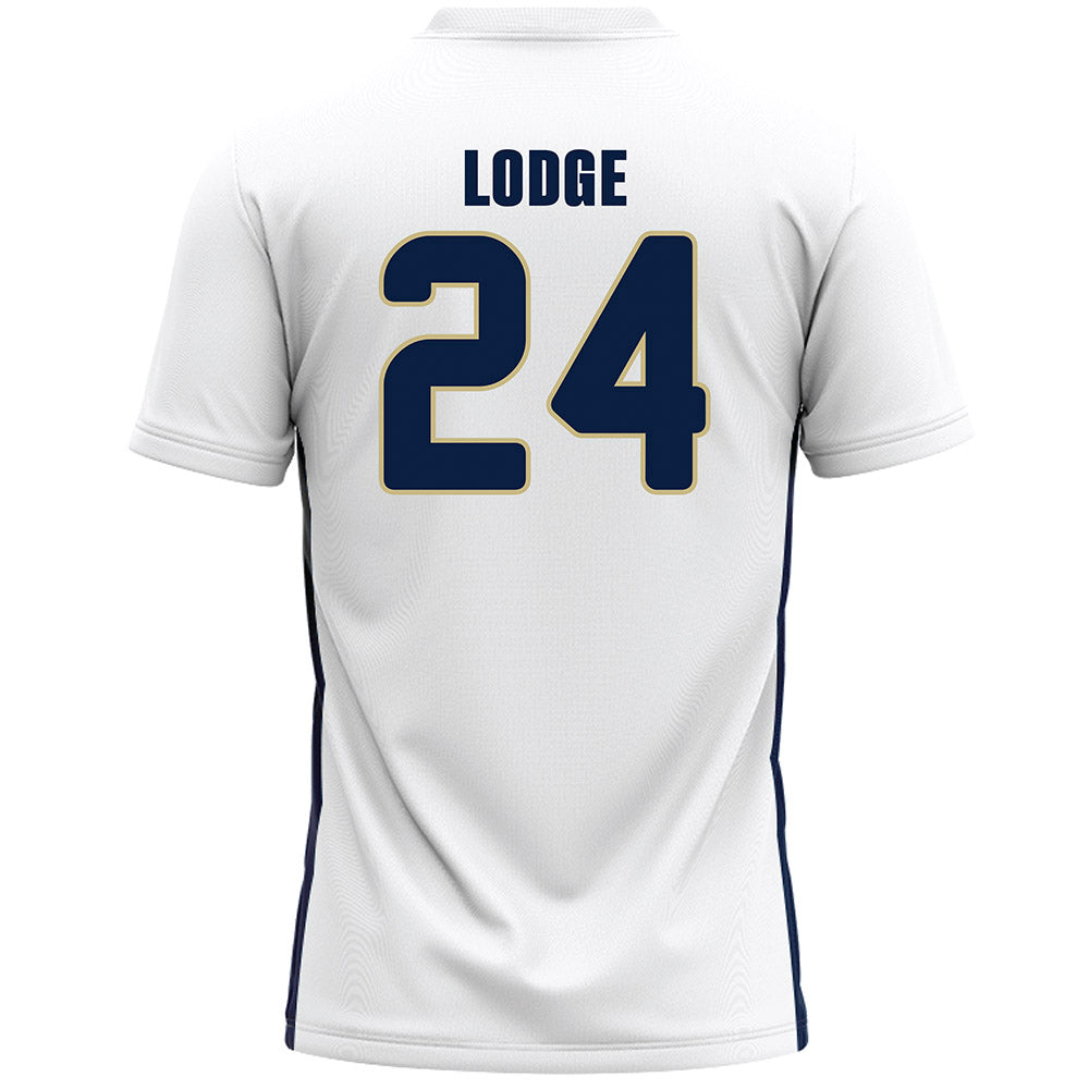 Akron - NCAA Women's Lacrosse : Olivia Lodge - White Lacrosse Jersey