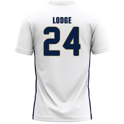 Akron - NCAA Women's Lacrosse : Olivia Lodge - White Lacrosse Jersey