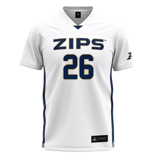 Akron - NCAA Women's Lacrosse : Antonia Trickett - White Lacrosse Jersey