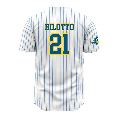 Delaware - NCAA Baseball : Nicholas Bilotto - Pinstripe Jersey-1