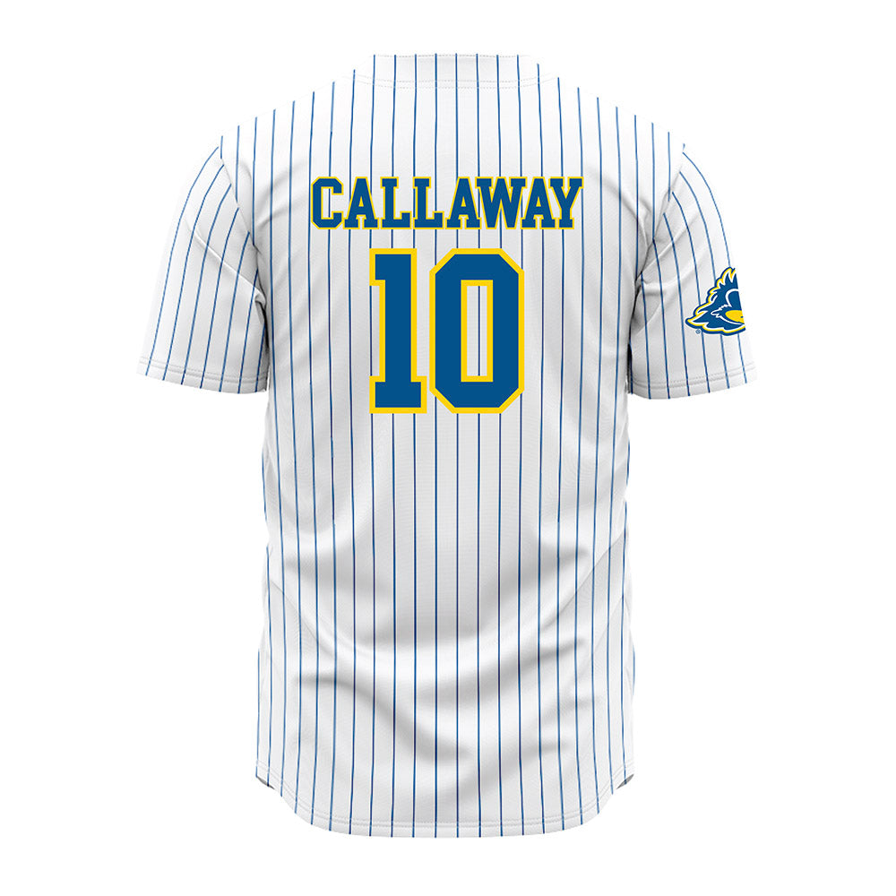 Delaware - NCAA Baseball : Andrew Callaway - Pinstripe Jersey-1