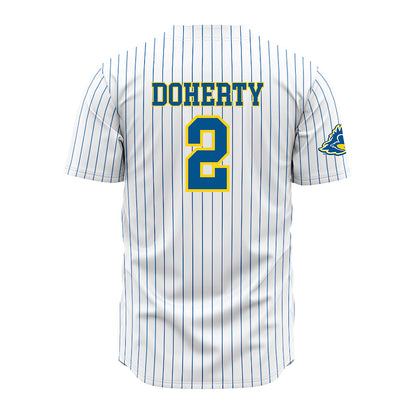 Delaware - NCAA Baseball : Connor Doherty - Pinstripe Jersey-1