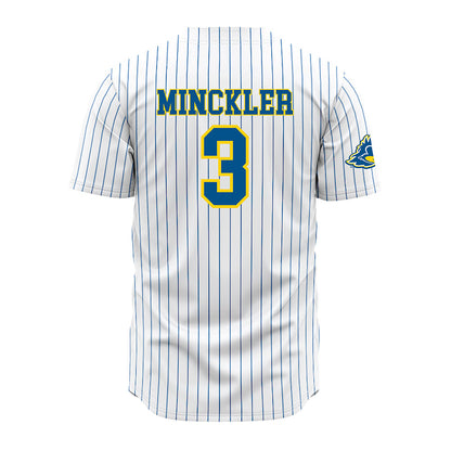Delaware - NCAA Baseball : Matthew Minckler - Pinstripe Jersey-1