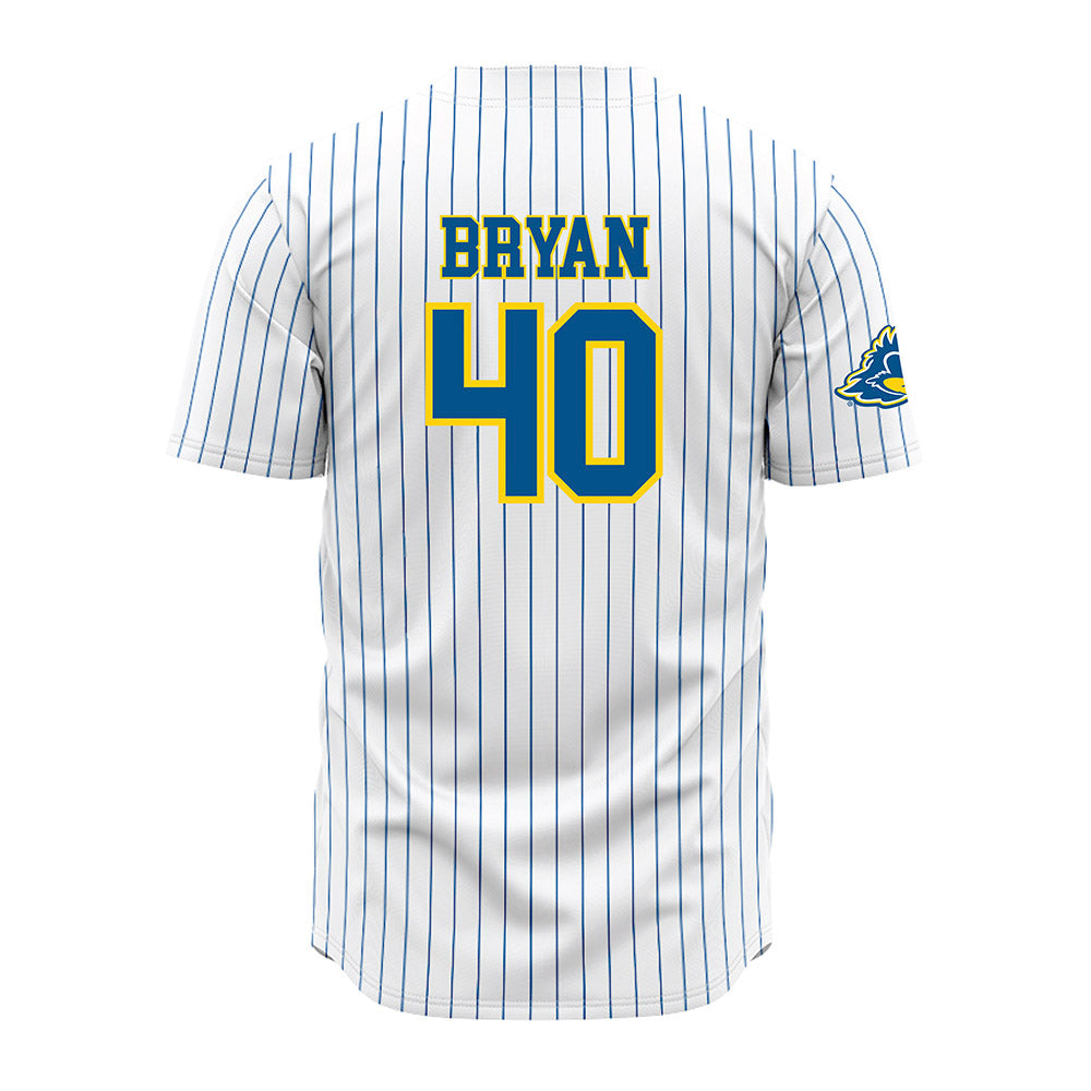 Delaware - NCAA Baseball : Dylan Bryan - Pinstripe Jersey