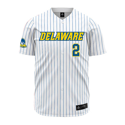 Delaware - NCAA Baseball : Connor Doherty - Pinstripe Jersey-0