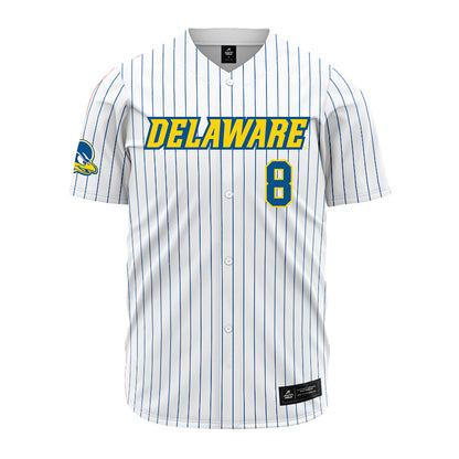 Delaware - NCAA Baseball : Anthony Charles - Pinstripe Jersey-0