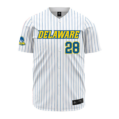 Delaware - NCAA Baseball : Tim Hartman - Pinstripe Jersey-0