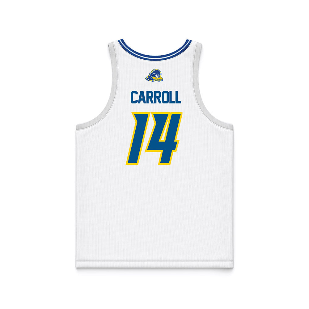 Delaware - NCAA Women's Basketball : Amiya Carroll - White Basketball Jersey-1