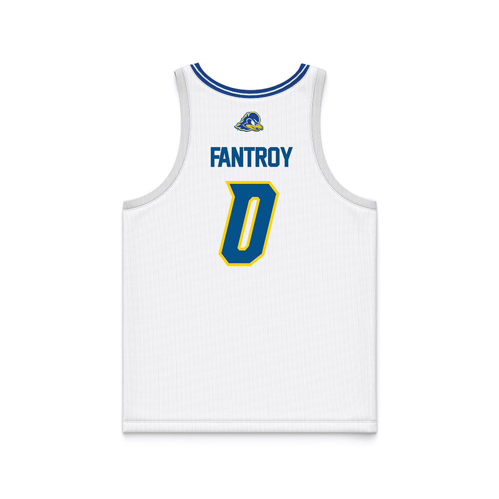 Delaware - NCAA Women's Basketball : Aylasia Fantroy - White Basketball Jersey-1