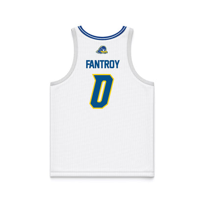 Delaware - NCAA Women's Basketball : Aylasia Fantroy - White Basketball Jersey-1