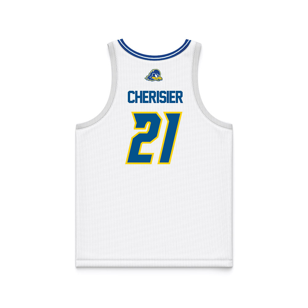 Delaware - NCAA Women's Basketball : Ande'a Cherisier - White Basketball Jersey