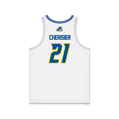 Delaware - NCAA Women's Basketball : Ande'a Cherisier - White Basketball Jersey