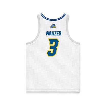 Delaware - NCAA Women's Basketball : Ella Wanzer - White Basketball Jersey-1