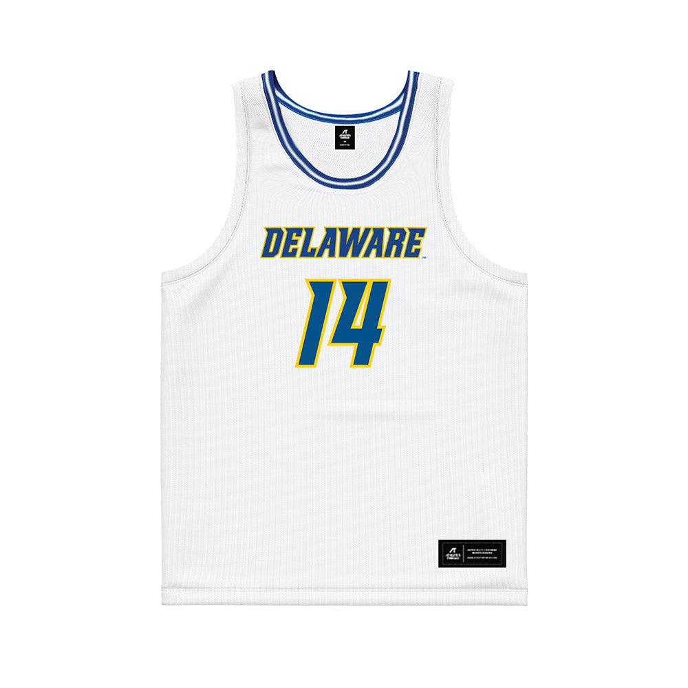 Delaware - NCAA Women's Basketball : Amiya Carroll - White Basketball Jersey-0