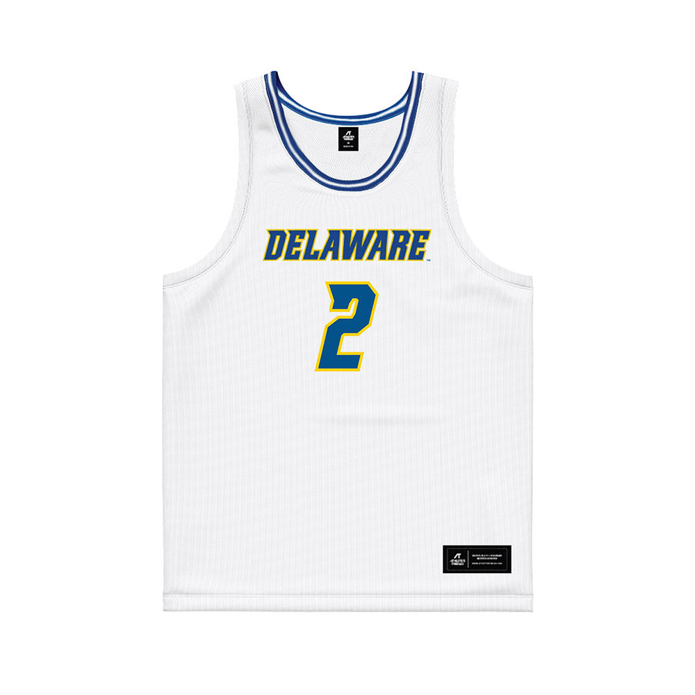 Delaware - NCAA Women's Basketball : Kendall Scott - White Basketball Jersey-0
