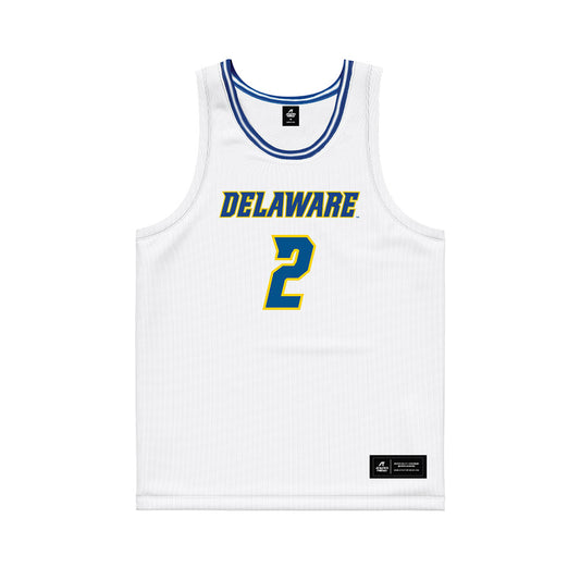 Delaware - NCAA Women's Basketball : Kendall Scott - White Basketball Jersey-0