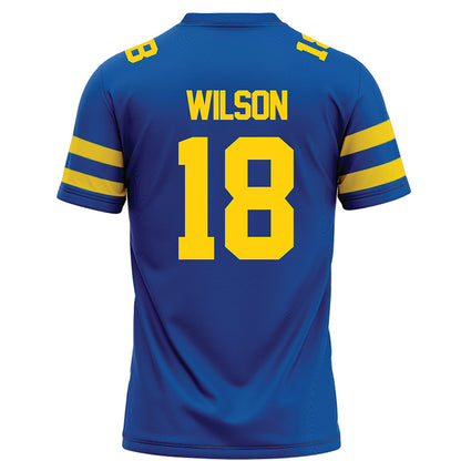 Delaware - NCAA Football : Sean Wilson - Blue Football Jersey-1