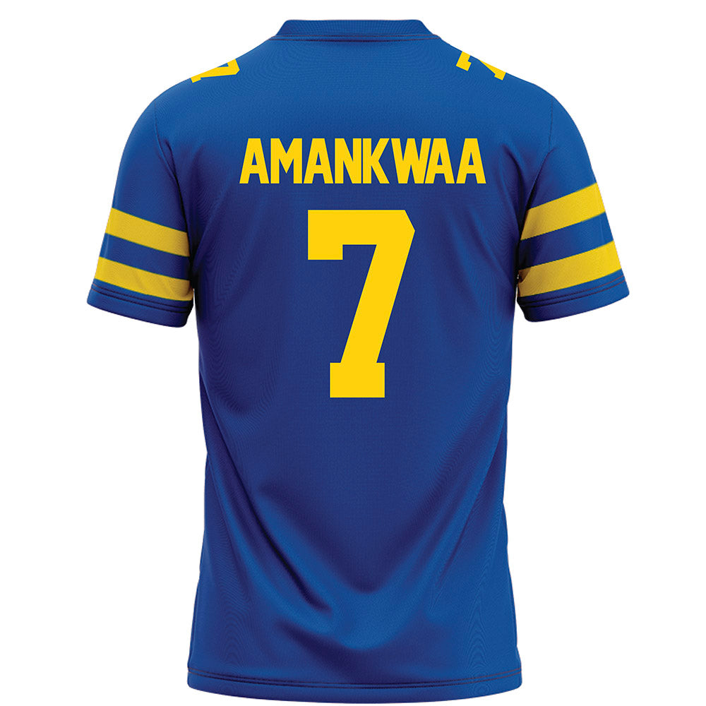 Delaware - NCAA Football : Thomas Amankwaa - Blue Football Jersey-1