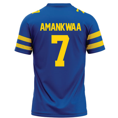 Delaware - NCAA Football : Thomas Amankwaa - Blue Football Jersey-1