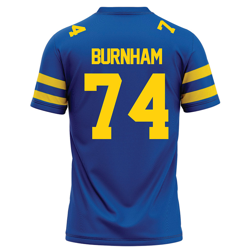 Delaware - NCAA Football : Tyler Burnham - Blue Football Jersey