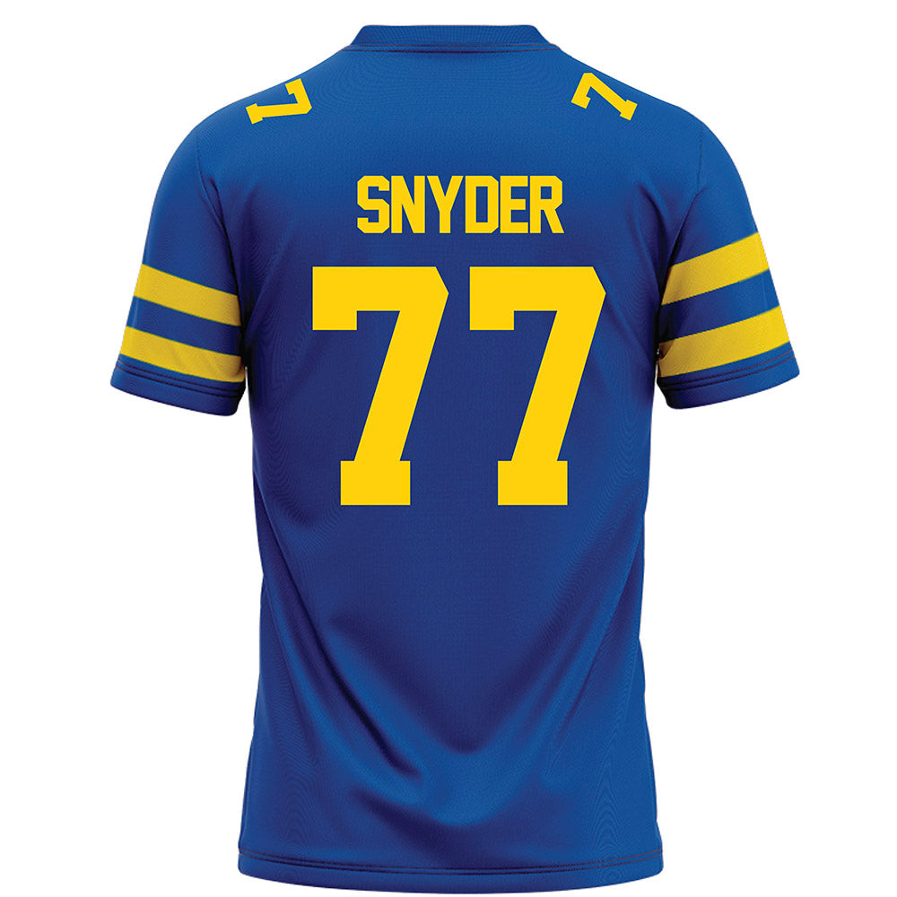 Delaware - NCAA Football : Cole Snyder - Blue Football Jersey-1