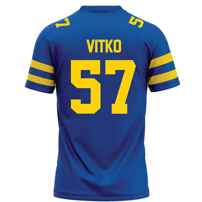 Delaware - NCAA Football : Noah Vitko - Blue Football Jersey