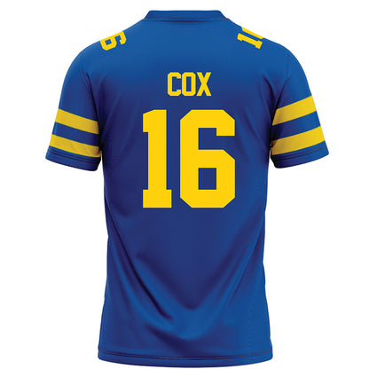 Delaware - NCAA Football : Kshawn Cox - Blue Football Jersey