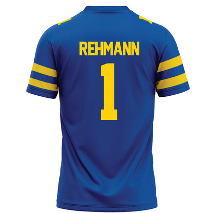 Delaware - NCAA Football : Brandon Rehmann - Blue Football Jersey-1