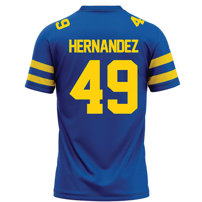 Delaware - NCAA Football : Yamdry Hernandez - Blue Football Jersey-1